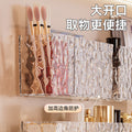 Bathroom mirror cabinet organizer - wall mounted vanity organizer for bathroom cabinets, countertops, cosmetics, and lipstick - storage rack