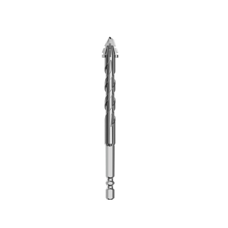Baolian four-edged sawtooth eccentric drill bit for tile drilling, concrete high hardness dry drilling, overlord super hard special drill