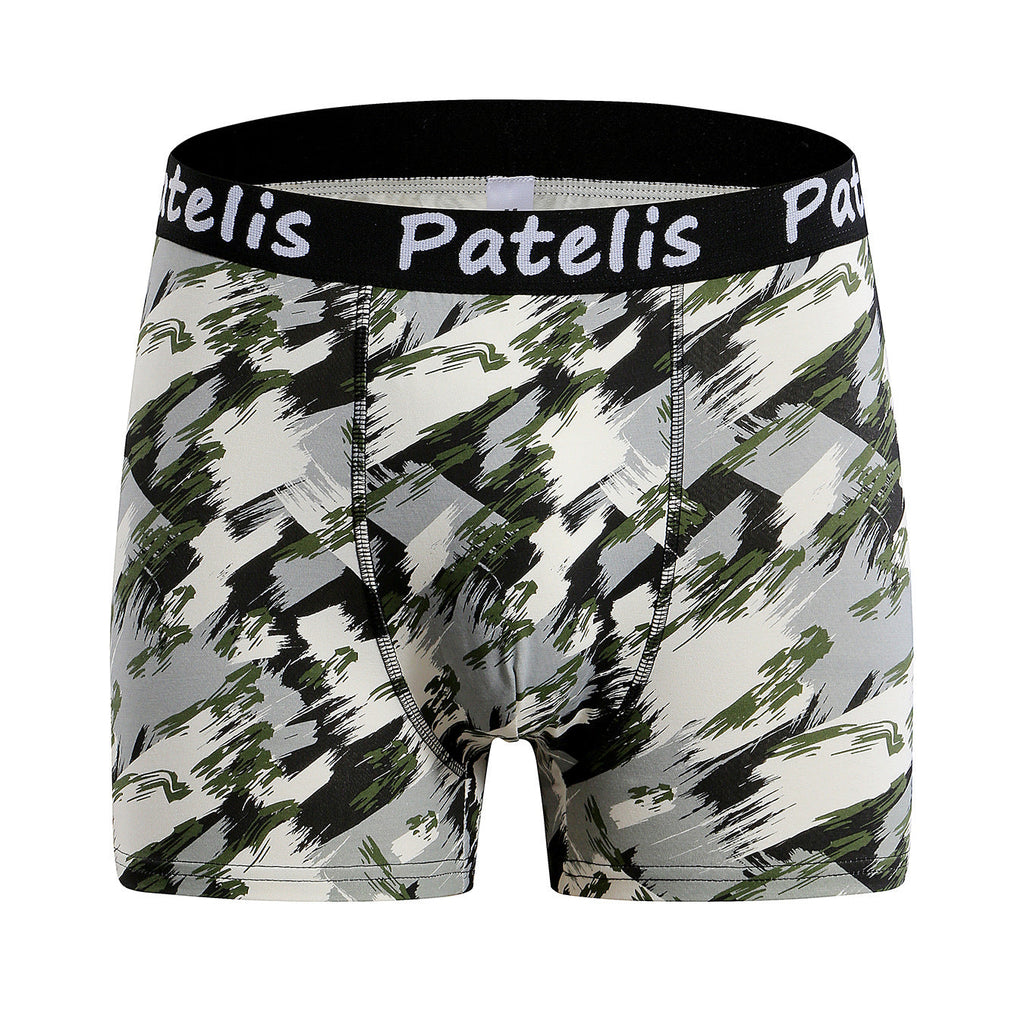 Men's panties, trendy graffiti hip-hop panties, boys boxers, cotton shorts 90-140 kg