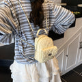 Korean style minimalist diamond pattern soft leather backpack for women, 2025 new fashionable and unique small backpack, simple shoulder travel bag