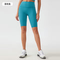 Free sizefree size no awkward line yoga shorts tummy control butt lift fitness sports half length pants for women ag004