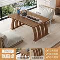 Bay window chinoiserie carpet tatami casual tea table window sill small coffee table bamboo low table kang table for home balcony