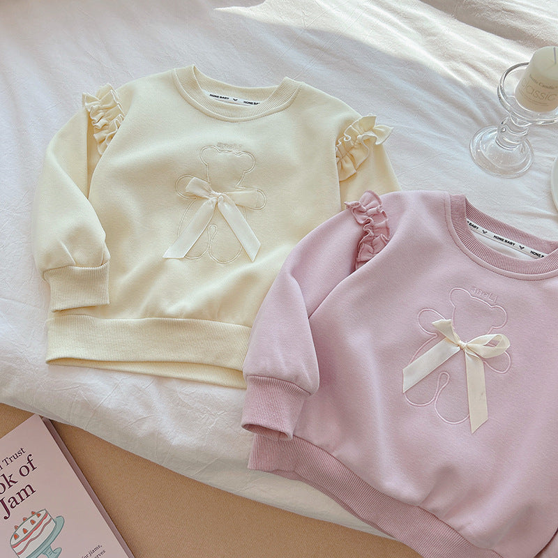 girls' sweatshirt - new autumn collection: stylish princess long-sleeve top for kids, pullover style for toddlers and young children, perfect for spring and autumn