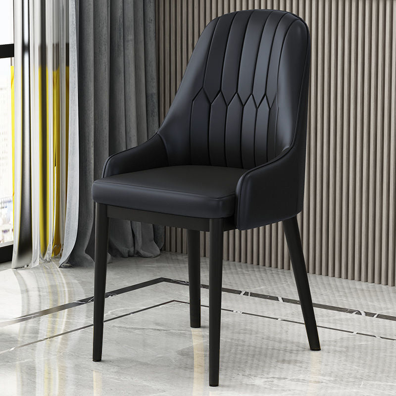 Nordic dining chair - modern minimalist design for home, premium quality, light luxury backrest, casual dining chair, restaurant & cafe seating