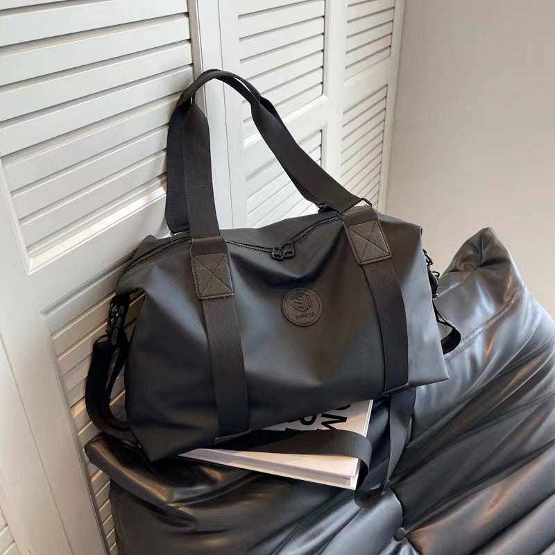 Short trip bag women's lightweight portable Oxford cloth storage bag sports fitness bag women's leisure travel luggage bag
