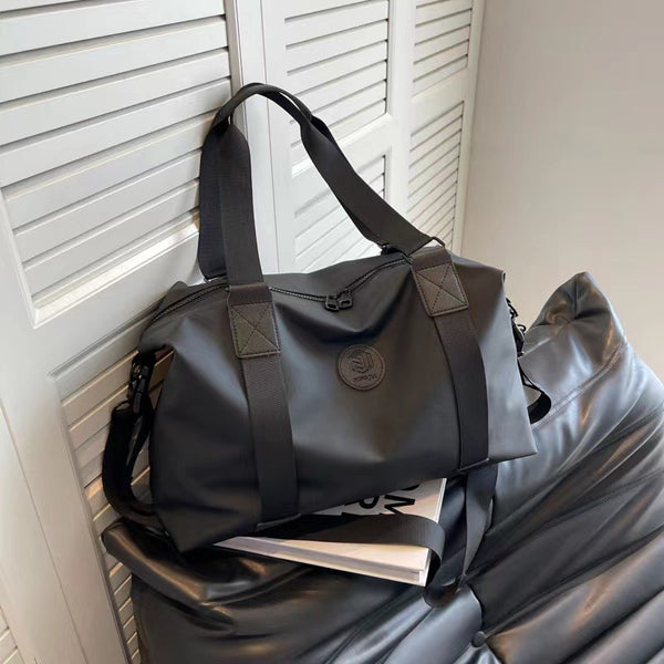 Short trip bag women's lightweight portable Oxford cloth storage bag sports fitness bag women's leisure travel luggage bag