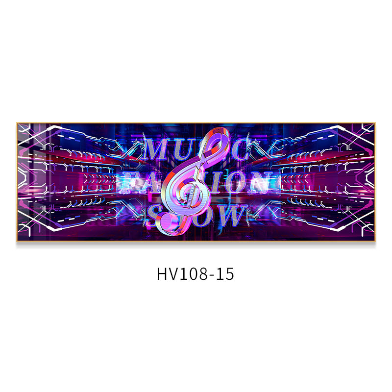 KTV box decoration painting hanging painting club room bar nightclub LED with light luminous lighting background wall mural