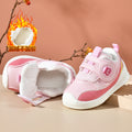 Toddler shoes for baby boys 0-1-3 years old, autumn/winter infant and toddler shoes for baby girls, soft sole non-slip, fleece-lined, extra thick cotton shoes
