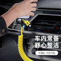 65w fast charging retractable coiled data cable, 2-in-1/4-in-1 car charger cable, compatible with apple and huawei fast charging