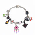 Halloween bracelet wholesale fashion cross-border jewelry women's cartoon retro pumpkin bracelet skull funny oil drop bracelet