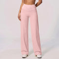 Custom nylon sports leggings with polka dot patchwork, faux two-piece wide leg design, high-waisted, tummy control, butt-lifting yoga pants