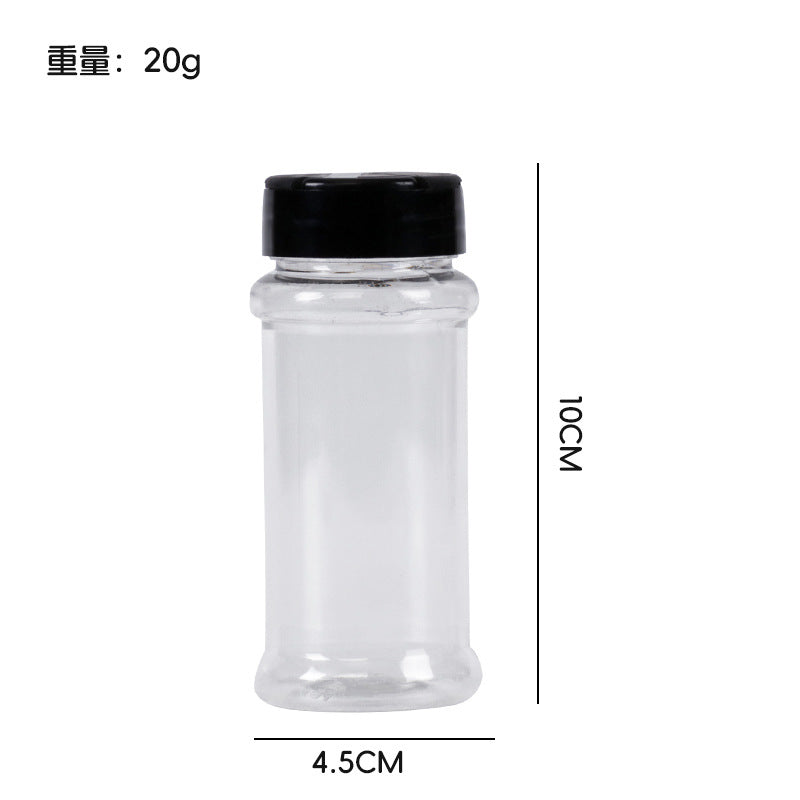 bestseller: multi-functional seasoning bottle with various capacities, butterfly lid for dry powder sprinkling, and dual-dispensing spout design. made of plastic