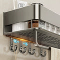 Bathroom bathroom storage rack heightened no punching wall hanging bathroom toilet wash basin classy storage rack