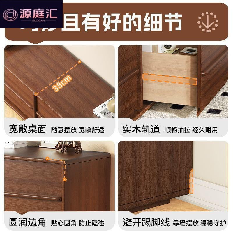 Solid wood skeleton line tv cabinet floor-standing living room small apartment for homecasual medieval style creative high-looking tv