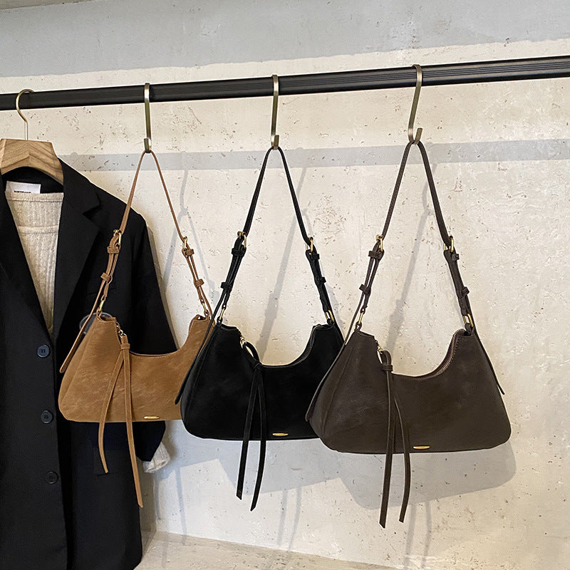 hot-selling retro small bag for women, 2025 autumn/winter versatile and stylish shoulder bag, understated luxury crossbody bag