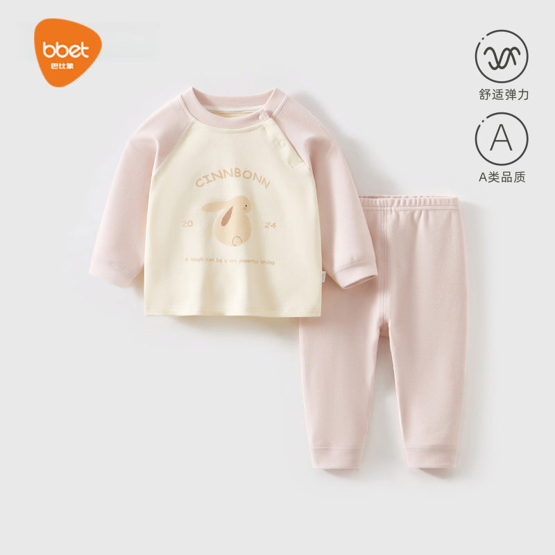 Babibele autumn baby thermal underwear set - kids' warm innerwear, toddler & infant base layers, baby clothes
