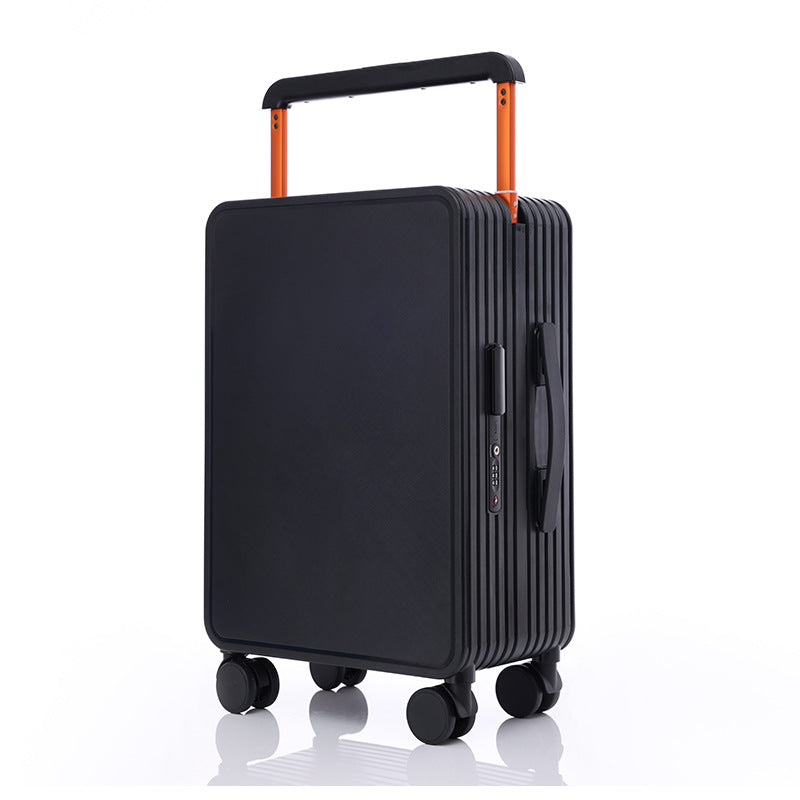 New center wide trolley suitcase women's 20-inch boarding case password case universal wheel suitcase men's 24 trolley case