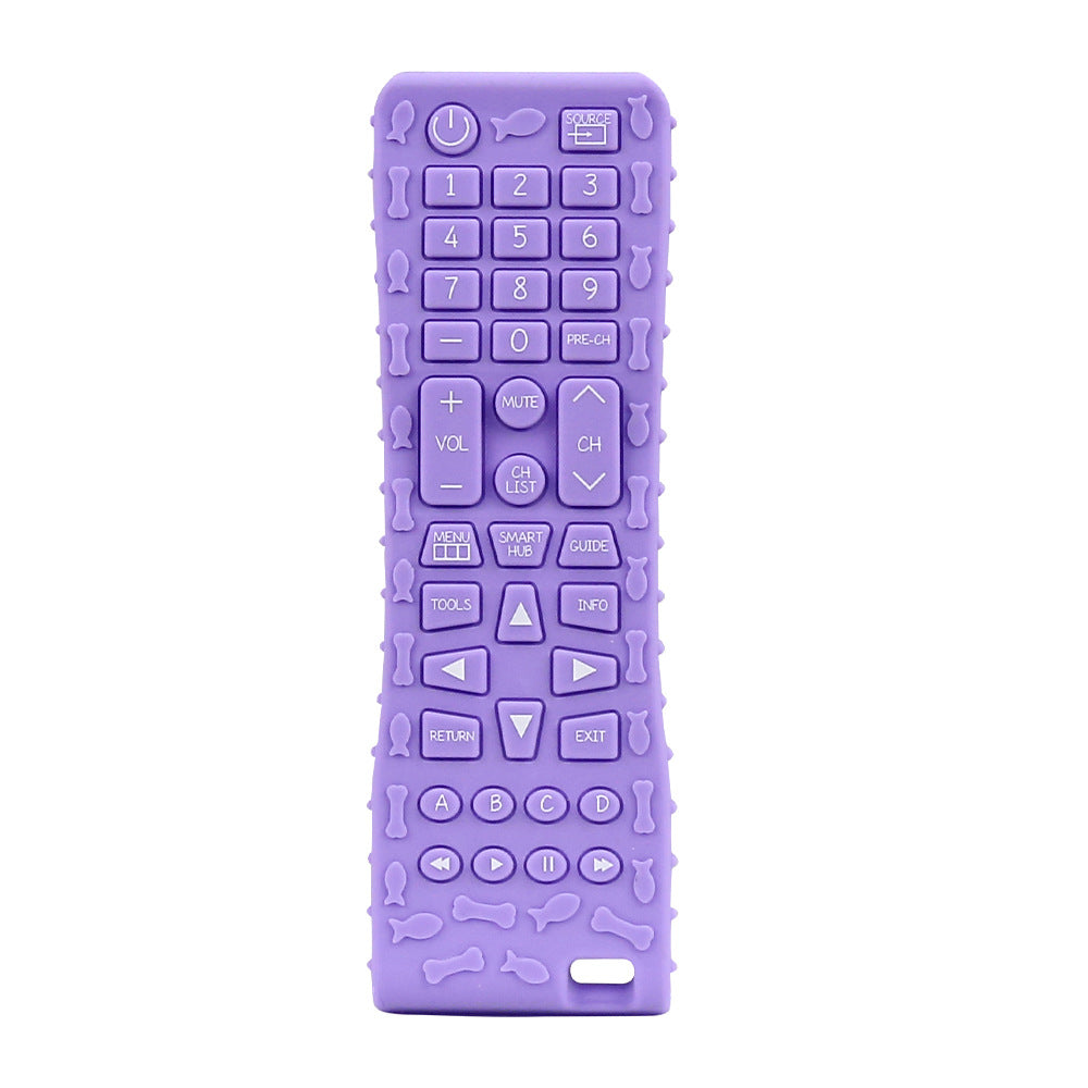 Customized factory original design  explosive product small month-old toothpaste simulation button remote control toothpaste baby bite glue