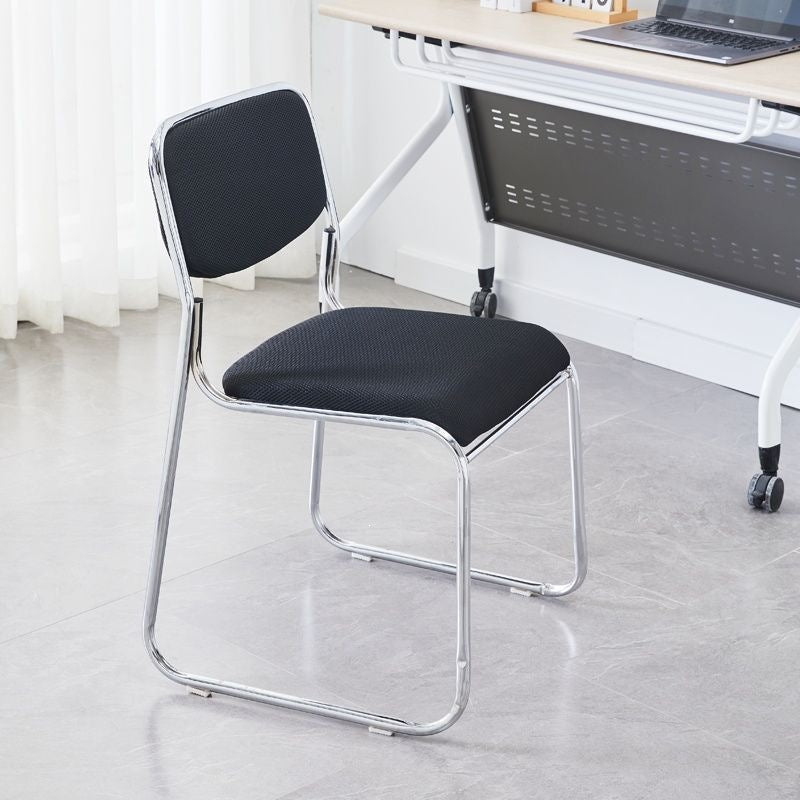 Minimalist ergonomic office chair for conference reception, comfortable for extended sitting, staff computer chair - default option: other plastic