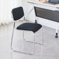 Minimalist ergonomic office chair for conference reception, comfortable for extended sitting, staff computer chair - default option: other plastic