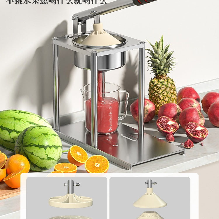 Manual juicer stalls commercial squeezer orange juice press hand press freshly squeezed handmade orange no