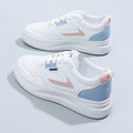 Women's white sneakers - 2025 spring new arrivals: versatile chunky sole shoes for students, korean style, ins & harajuku inspired athletic skate shoes