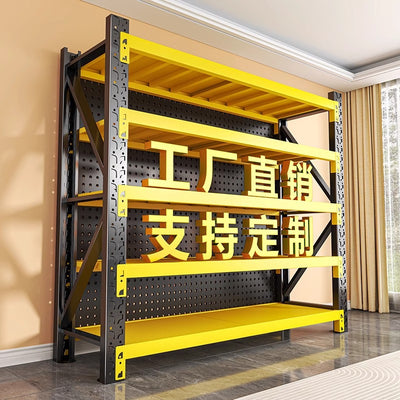 Heavy-duty storage shelving for warehouses, garages, storage rooms, and home organization. ideal for supermarkets, express delivery, and display purposes