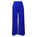 C8536 cross-border independent station new arrival summer european and american women's fashion elegant pleated pants high waistexport wide leg pants