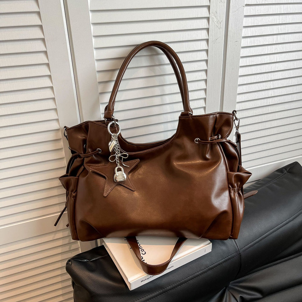 Yunzhen's same ins super popular shoulder bag for women 2025new arrivalfashion style handbag large capacity easiest for match crossbody bag