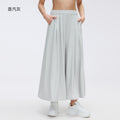 Draped loose culottes for women spring and summer thin lazy casualloose pantseleganthigh waist yoga dance pants d26054