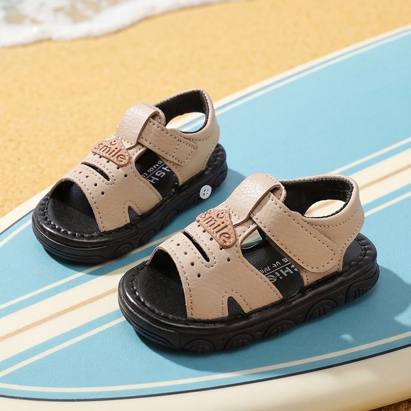 summer new arrivals: baby & toddler squeaky shoes - soft sole prewalker sandals for boys & girls - cartoon design, soft sole, beach shoes for baby boys & girls