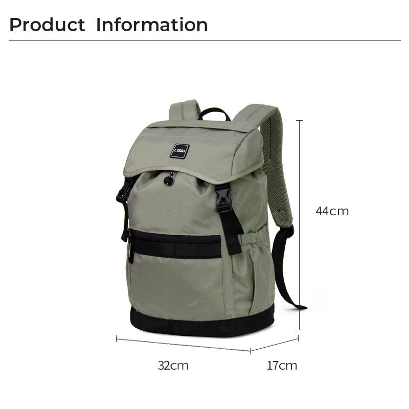 Backpack Wholesale Customized Men's Fashion Student School Bag Leisure Computer Bag Large Capacity Ultra Light Travel Outdoor Backpack
