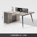 Staff office desk and chair combination casual modern double four-person seat staff table six-person slot screen office table