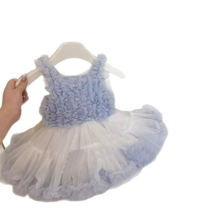 Girls' princess dress summer style kids' tank dress tutu dress children's dress 3-8 years old - dropshipping available