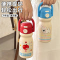 316l stainless steel double drink bouncing student thermos water cup portable fashion carrying kettle thermos cup cartoon water cup