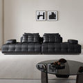Lawrence genuine leather sofa italian normcore large and small apartment house villa customer corner sofa modern straight row leather sofa