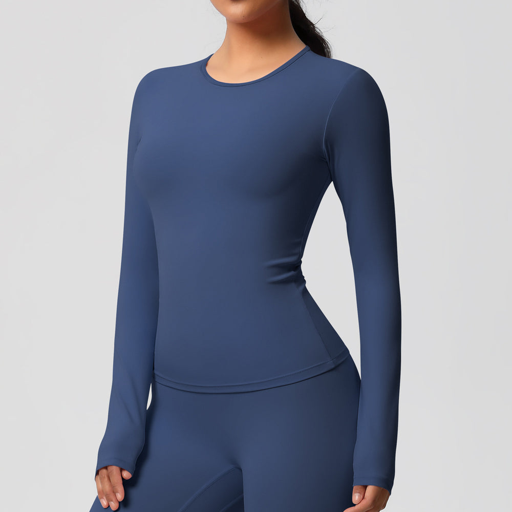 Ready-to-ship cross-border double-sided brushed, form-fitting, breathable solid color training yoga set, eight-piece athletic running fitness outfit for women