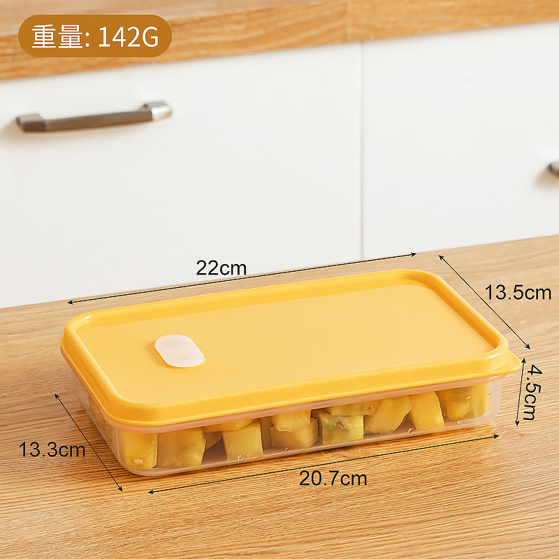 Kitchen Food Refrigerator Storage Box Transparent Sealed Fruit Food Fresh-keeping Box Food Grade Plastic Japanese Bento Box