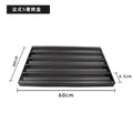 Commercial baguette non-stick baking pan mold - four-slot/five-slot baguette french u-shaped wavy loaf pan