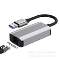 Usb to ethernet adapter, 2-in-1, minimum order 10 units, free shipping. type-c to rj45 gigabit ethernet adapter, driver-free