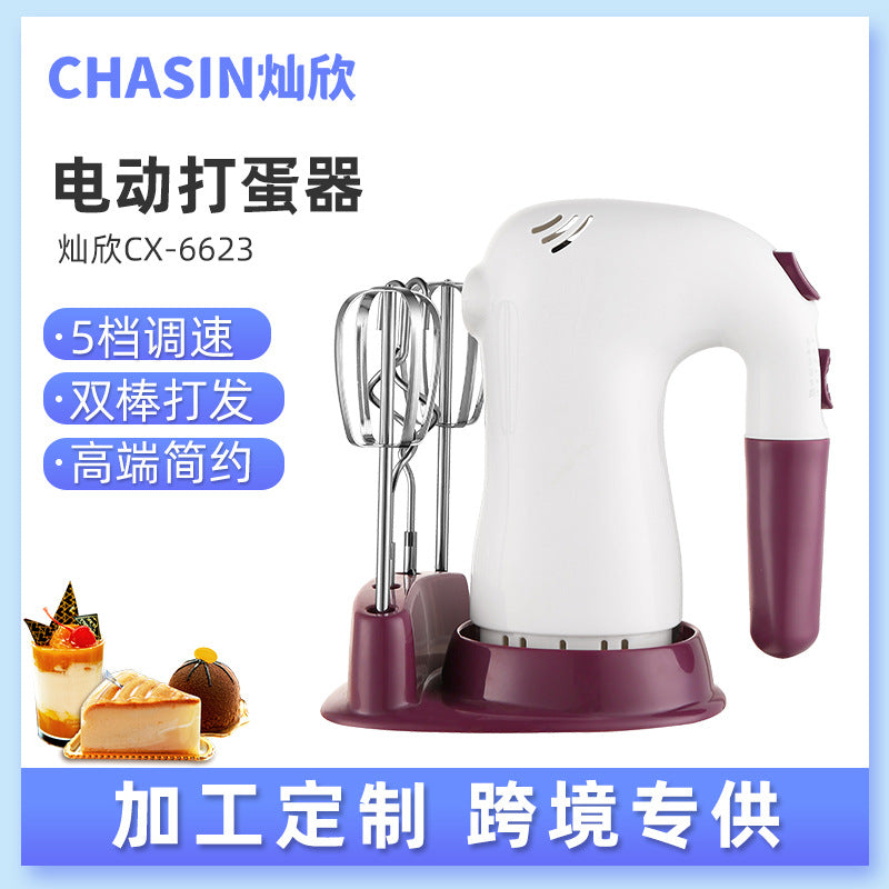 Special offer cross-border american standard for home electric egg beater canxin cx-6623 high power foreign trade export inventory last order