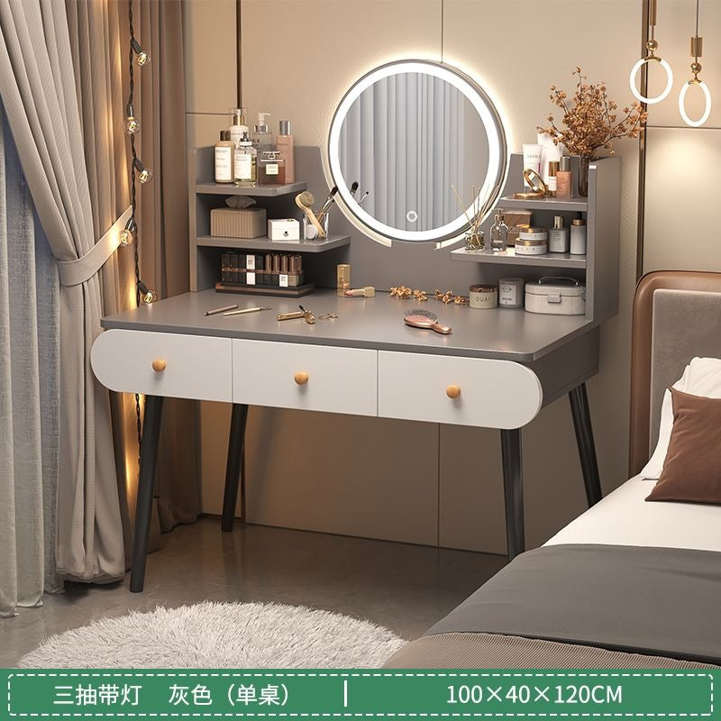 Vanity table bedroom simple modern small makeup cabinet all-in-one small apartment new arrival makeup table makeup table