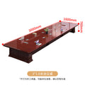 Saint li paint conference table with solid wood veneer, rectangular table, company meeting large negotiation table and chair set