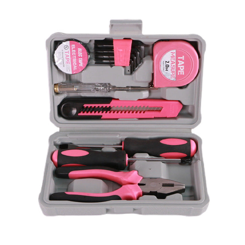 Cross-border popular household hand tool set household multi-functional combination toolbox set car maintenance tool
