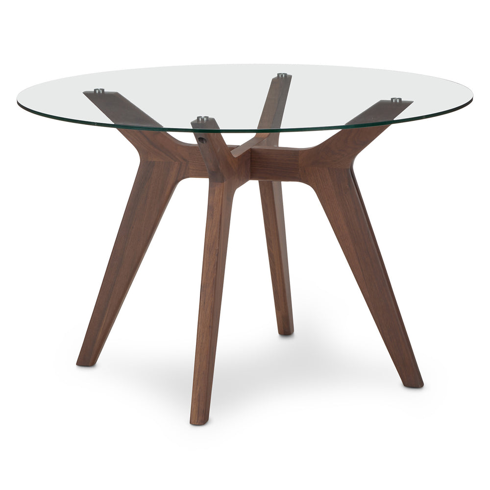 Export tempered glass dining table light luxury classy solid wood table modern casual dining table and chairs dining table
