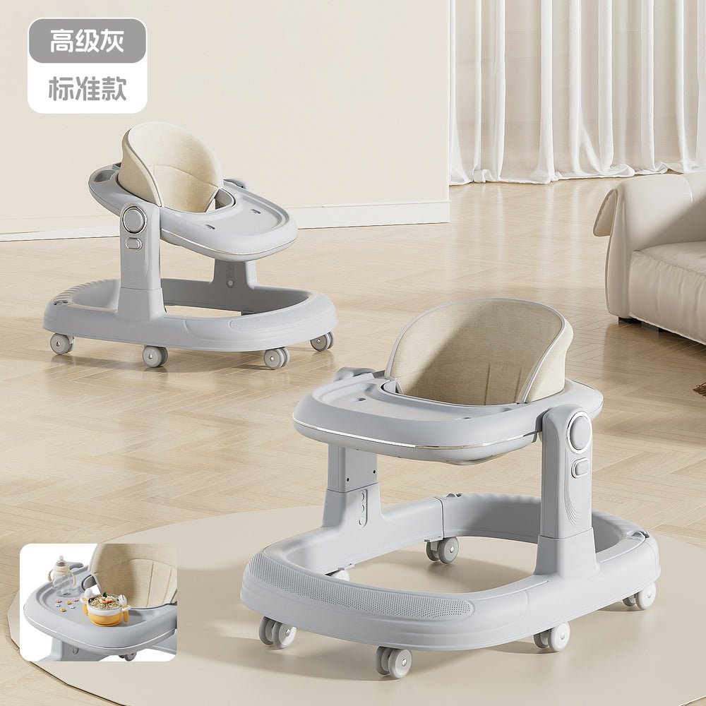 2025 baby walker - anti-o-leg, multifunctional, foldable, for infants 6-18 months, suitable for first walkers