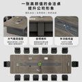Saint li office conference table long table conference room table and chair combination bench table negotiation employee training table