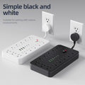 110v power strip extension cord with overload protection, usb charging outlet, us/canada/mexico standard, pd socket, taiwan version