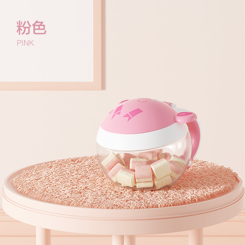 Babi Elephant Baby Snack Box Portable Out Snack Bowl Anti-Spill Fruit Cup Baby Supplementary Food Storage Box Rice Noodles