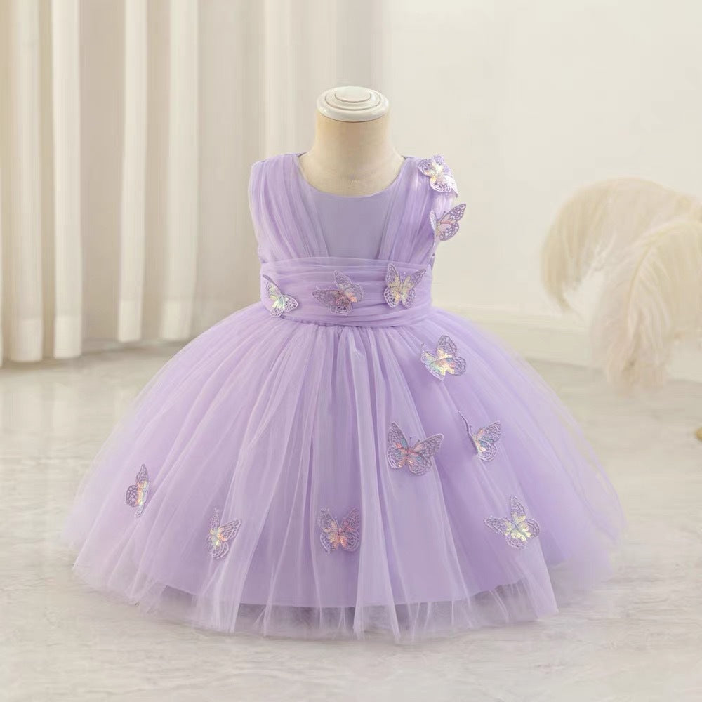 Girls' sleeveless princess dress summer children's